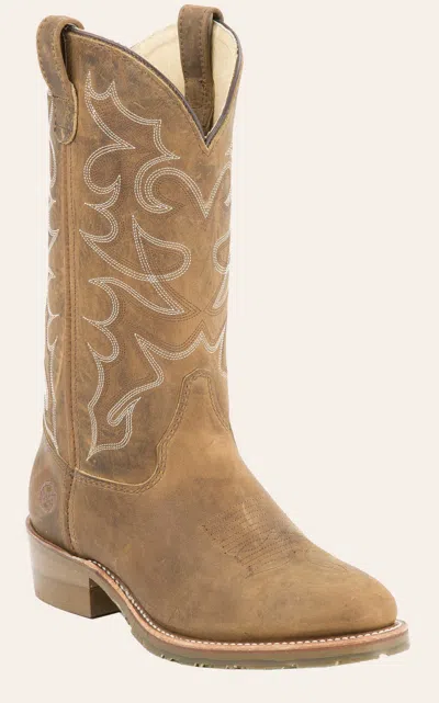 Double H Men's Oak Ice Distressed Brown Cowboy Boots