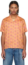 Double Rainbouu Orange 'the Sun' Shirt In The Sun