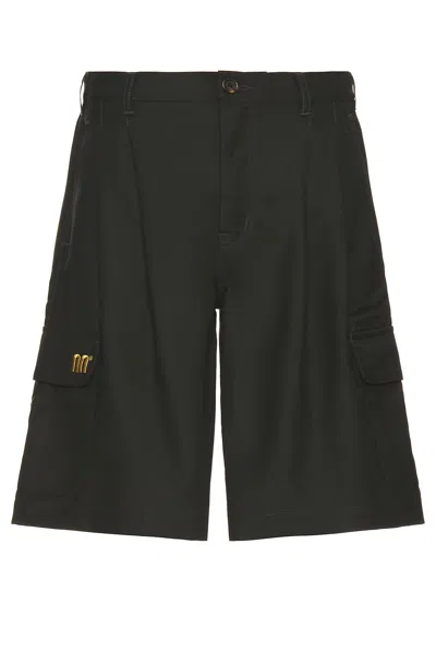 Double Rainbouu Oversize Cargo Short In Olive