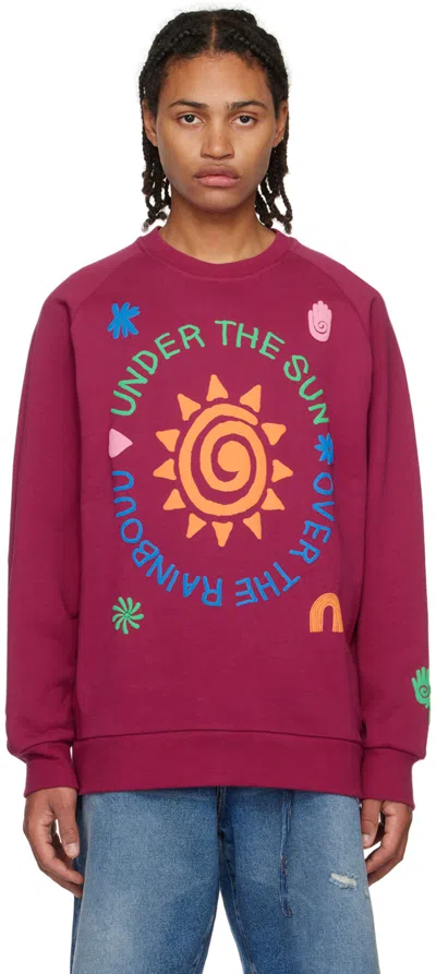 Double Rainbouu Purple 'under The Sun' Sweatshirt