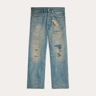 Double Rl 5-pocket Plainfield Selvedge Jean In Plainfield Wash