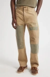 Double Rl Ralph Lauren Repaired Chino Field Pant In Brown