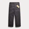 Double Rl Herringbone Twill Field Pant In Washed Black