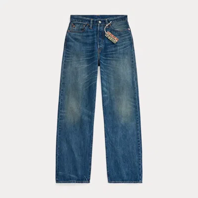 Double Rl High Boy Fit Drayton Jean In Drayton Wash