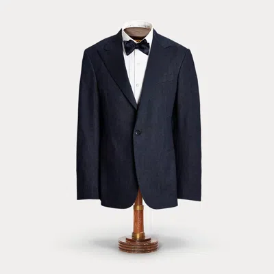 Double Rl Indigo Denim Tuxedo Jacket