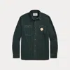 Double Rl Indigo Denim Workshirt In Indigo Rinse