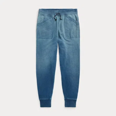 Double Rl Indigo French Terry Sweatpant