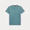 Double Rl Indigo Jersey Pocket T-shirt In Washed Blue Indigo