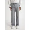 Double Rl Maitland Stripe Flat Front Cotton & Linen Chinos In Gray