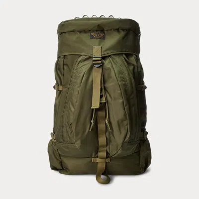 Double Rl Nylon Canvas Utility Backpack In Olive Drab