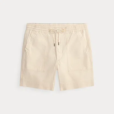 Double Rl Ralph Lauren Canvas Utility Short In Brown