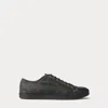 Double Rl Ralph Lauren Check-print Oilcloth Sneaker In Multi