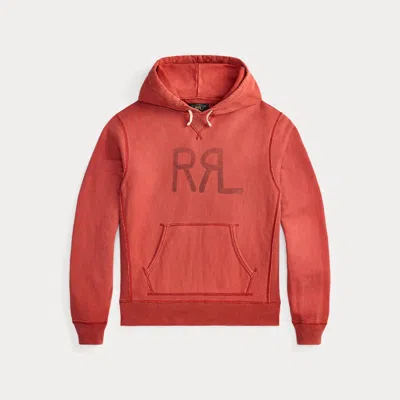 Double Rl Ralph Lauren  Ranch Logo Hoodie In Red