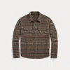 Double Rl Ralph Lauren Fair Isle Wool-blend Workshirt In Multi