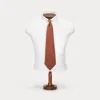 Double Rl Ralph Lauren Handmade Neat Silk Twill Tie In Orange