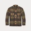 Double Rl Ralph Lauren Patterned Jacquard Overshirt In Multi