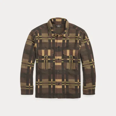 DOUBLE RL RALPH LAUREN PATTERNED JACQUARD OVERSHIRT