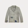 Double Rl Ralph Lauren Repaired Jaspé Work Jacket In Multi