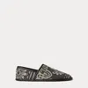 Double Rl Ralph Lauren Shearling-lined Jacquard Slipper In Multi