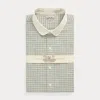 Double Rl Ralph Lauren Slim Fit Checked Dobby Shirt In Multi