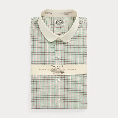 Double Rl Ralph Lauren Slim Fit Checked Dobby Shirt In Multi