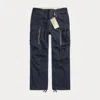 Double Rl Ranger Poplin Cargo Pant In Navy