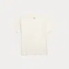 Double Rl Relaxed Fit Heavyweight Jersey T-shirt In Warm White