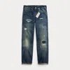Double Rl Straight Fit Hawley Selvedge Jean In Hawley Wash