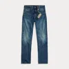 Double Rl Straight Leg Fit Thompson Jean In Thompson Wash