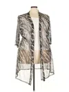 Double Take Kimono In Multi