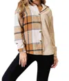 Double Take Plaid Print Dropped Shoulder Shirt In Multi