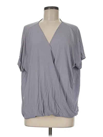 Pre-owned Double Zero 3/4 Sleeve T-shirt In Gray