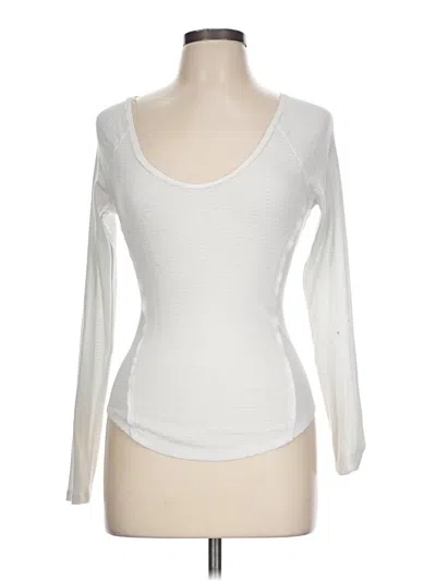 Pre-owned Double Zero 3/4 Sleeve T-shirt In White