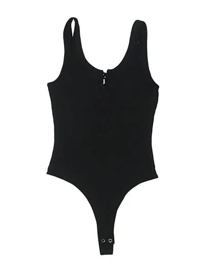 Pre-owned Double Zero Bodysuit In Black
