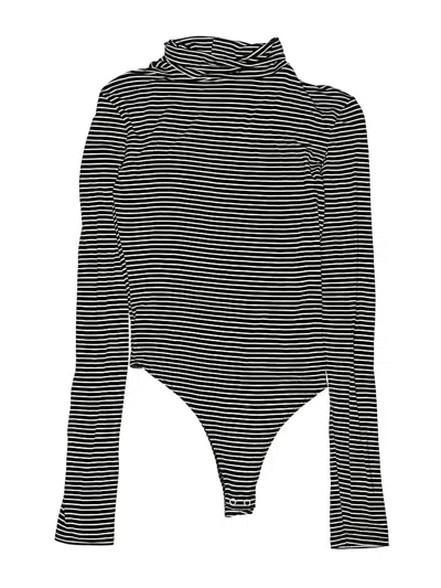 Pre-owned Double Zero Bodysuit In Black