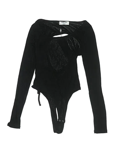 Pre-owned Double Zero Bodysuit In Black