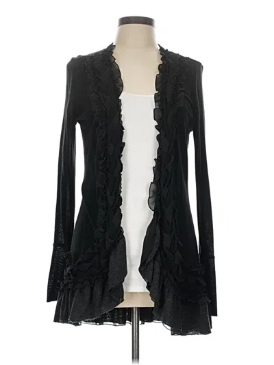 Pre-owned Double Zero Cardigan Sweater In Black