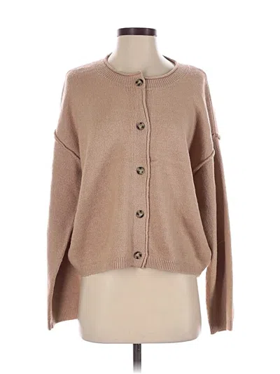 Pre-owned Double Zero Cardigan Sweater In Brown