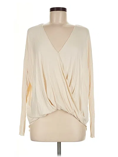 Pre-owned Double Zero Cardigan Sweater In Ivory