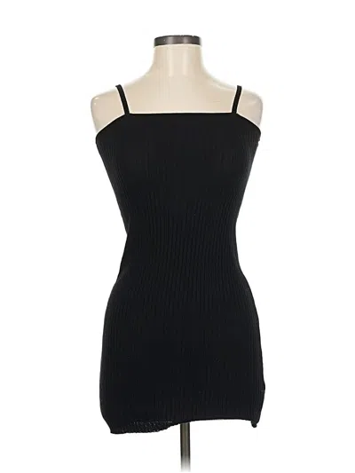 Pre-owned Double Zero Casual Dress In Black