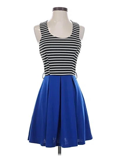 Pre-owned Double Zero Casual Dress In Blue