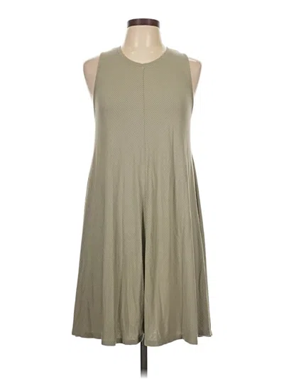 Pre-owned Double Zero Casual Dress In Brown