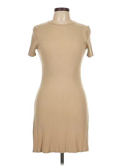 Pre-owned Double Zero Casual Dress In Brown