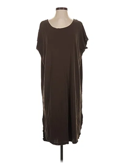 Pre-owned Double Zero Casual Dress In Brown