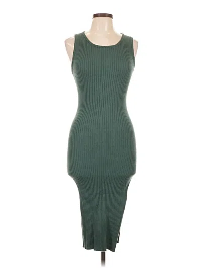 Pre-owned Double Zero Casual Dress In Green