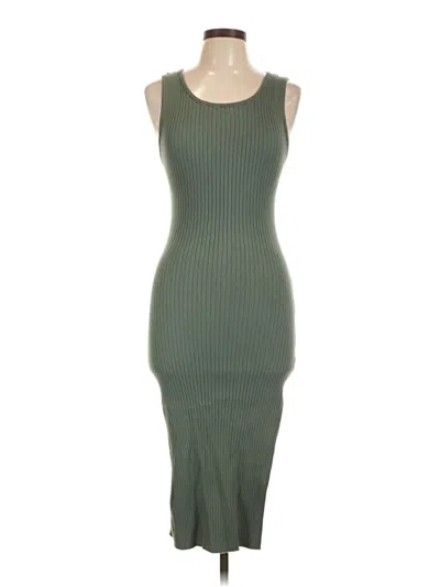 Pre-owned Double Zero Casual Dress In Green