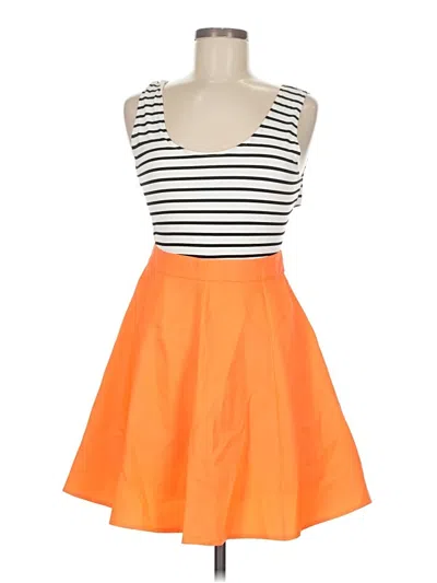 Pre-owned Double Zero Casual Dress In Orange