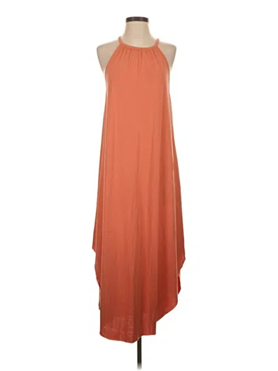 Pre-owned Double Zero Casual Dress In Orange