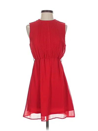 Pre-owned Double Zero Casual Dress In Red