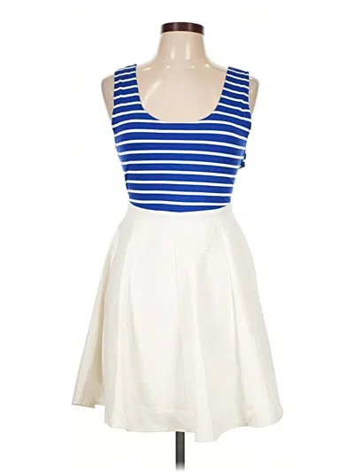 Pre-owned Double Zero Casual Dress In White